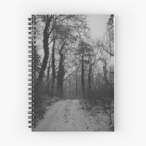Item preview, Snowy Path Through Moody Winter Forest designed and sold by EllenNortt.
