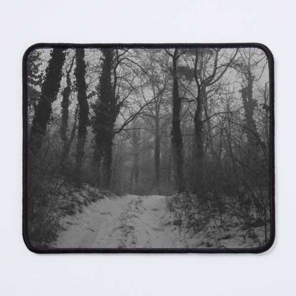 Item preview, Snowy Path Through Moody Winter Forest designed and sold by EllenNortt.