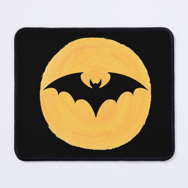Item preview, Black Bat in Yellow Circle | Minimalist Halloween Bat Design designed and sold by Rush2Buy.
