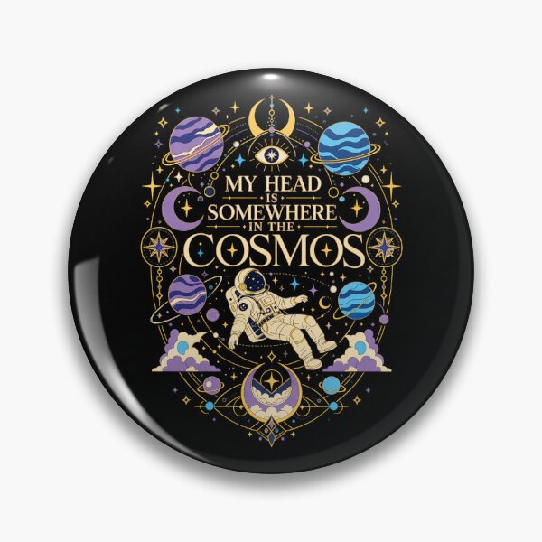 Item preview, My Head Is Somewhere In The Cosmos Shirt, Celestial Astronaut Tee, Space Lover T-Shirt, Cosmic Daydreamer Graphic, Galaxy Astrology Apparel, Moon & Planet Gift, Stargazer Shirt designed and sold by KAYJAY DESIGNS.