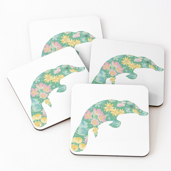 Item preview, Green flower platypus designed and sold by FrankieFic.