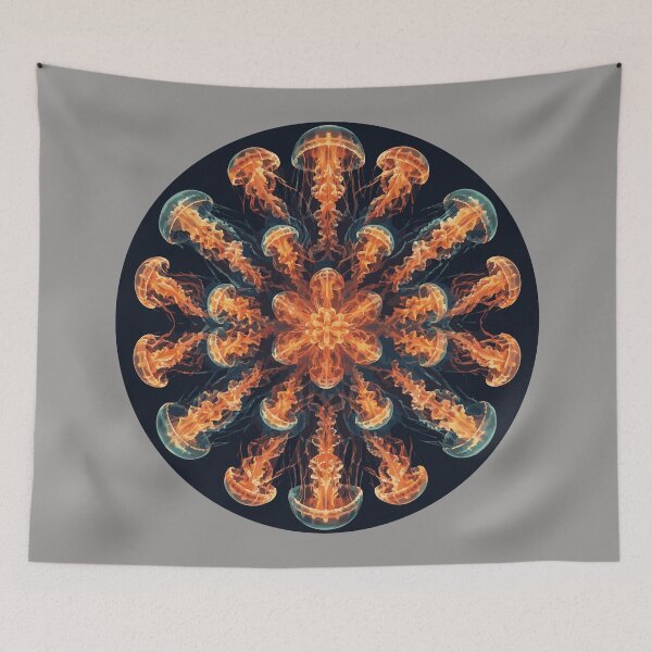 Item preview, Jellyfish Mandala Kaleidoscope designed and sold by AbderraimArt.