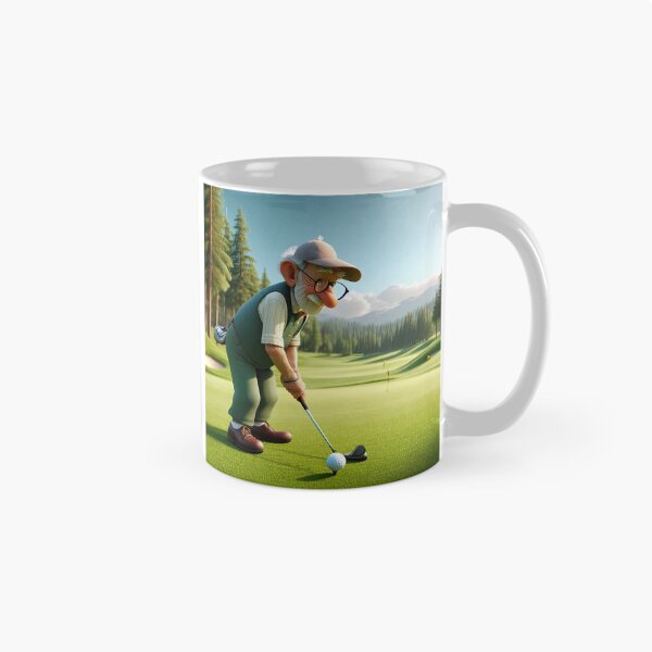 Item preview, Old Fart playing golf designed and sold by Colin Bentham.
