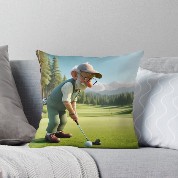 Item preview, Old Fart playing golf designed and sold by Colin Bentham.