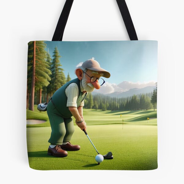 Item preview, Old Fart playing golf designed and sold by Colin Bentham.