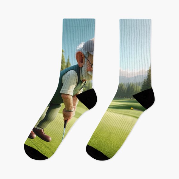 Item preview, Old Fart playing golf designed and sold by Colin Bentham.