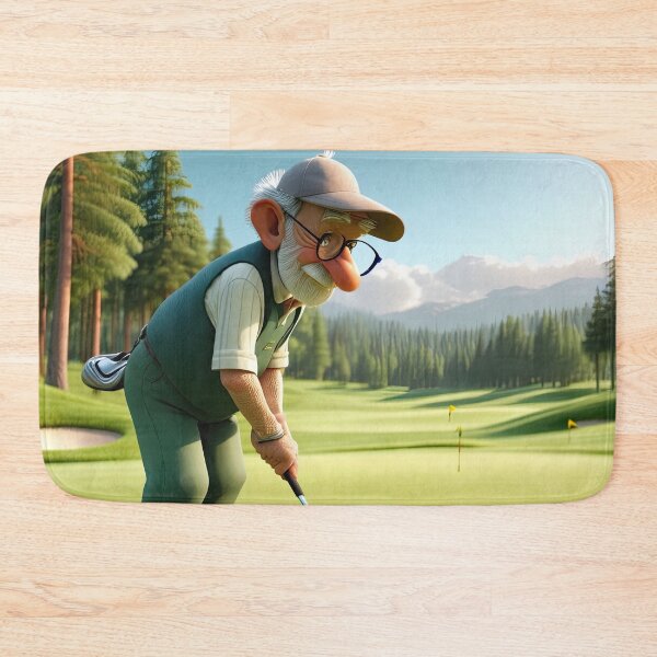 Item preview, Old Fart playing golf designed and sold by Colin Bentham.