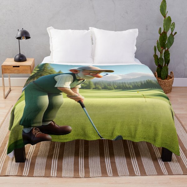 Item preview, Old Fart playing golf designed and sold by Colin Bentham.