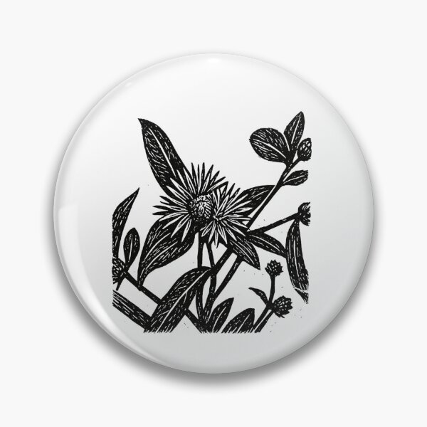 Item preview, A botanical flower in line art designed and sold by LumivoCraft.