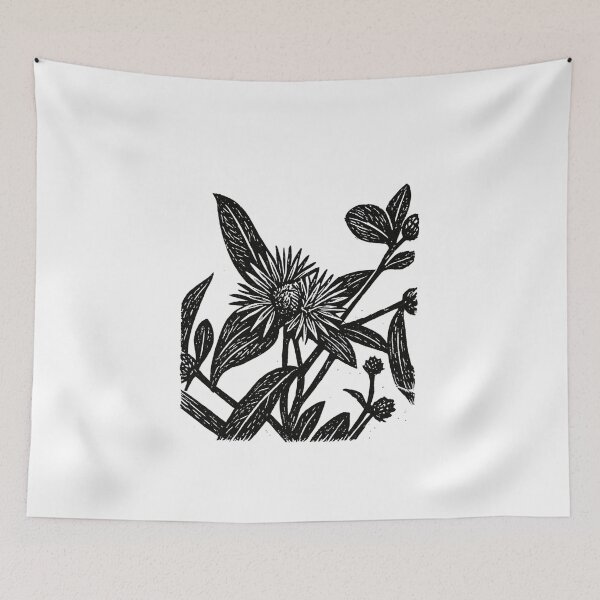 Item preview, A botanical flower in line art designed and sold by LumivoCraft.