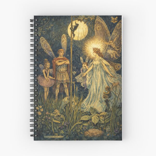 Item preview, Fairy Kingdom Fantasy Scene from A Midsummer Night’s Dream for Shakespeare Lovers designed and sold by RickE.