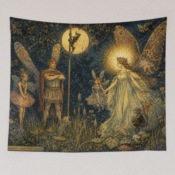 Item preview, Fairy Kingdom Fantasy Scene from A Midsummer Night’s Dream for Shakespeare Lovers designed and sold by RickE.