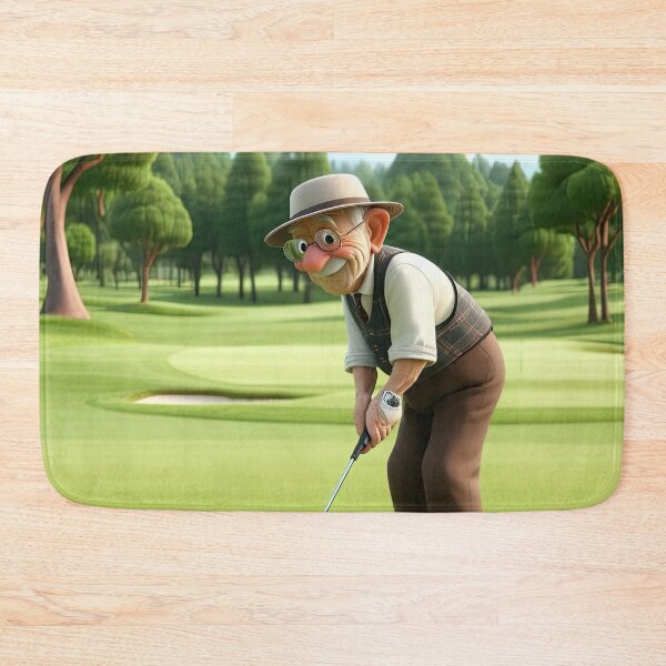 Item preview, Old Fart playing golf designed and sold by Colin Bentham.