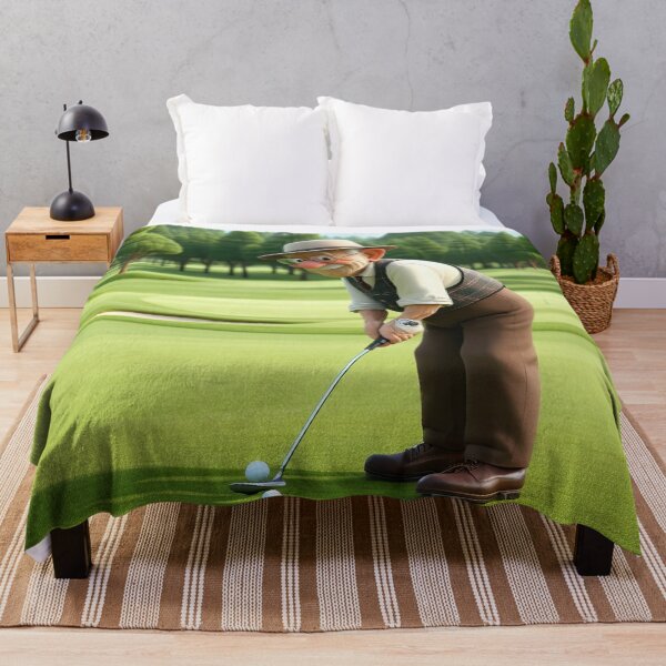 Item preview, Old Fart playing golf designed and sold by Colin Bentham.