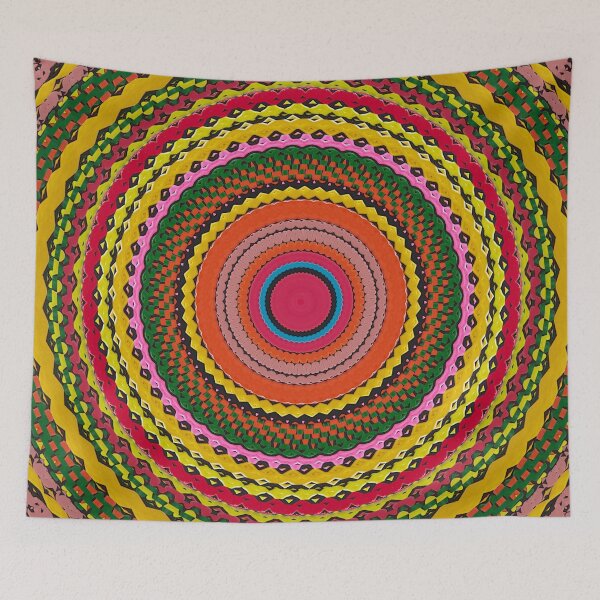 Item preview, Multicolored Circle X designed and sold by Gluecknika.