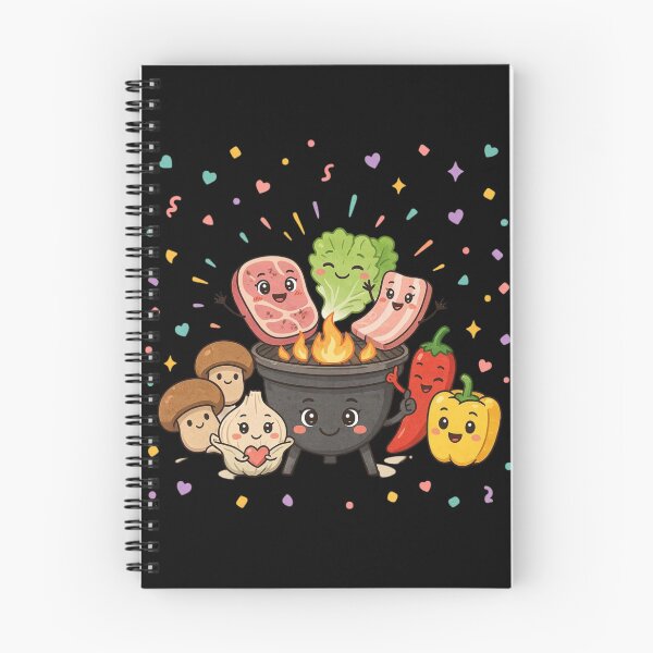 Item preview, Kawaii Korean Bbq and asian food designed and sold by DamioPolArt.