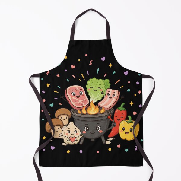 Item preview, Kawaii Korean Bbq and asian food designed and sold by DamioPolArt.