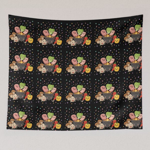 Item preview, Kawaii Korean Bbq and asian food designed and sold by DamioPolArt.