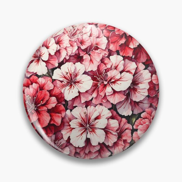 Item preview, Sweet William Flower Watercolor Painting designed and sold by RawNaturePrints.
