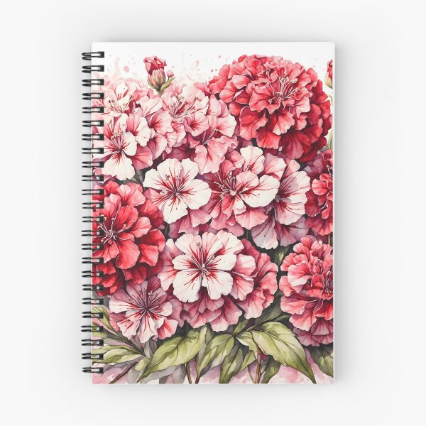 Item preview, Sweet William Flower Watercolor Painting designed and sold by RawNaturePrints.