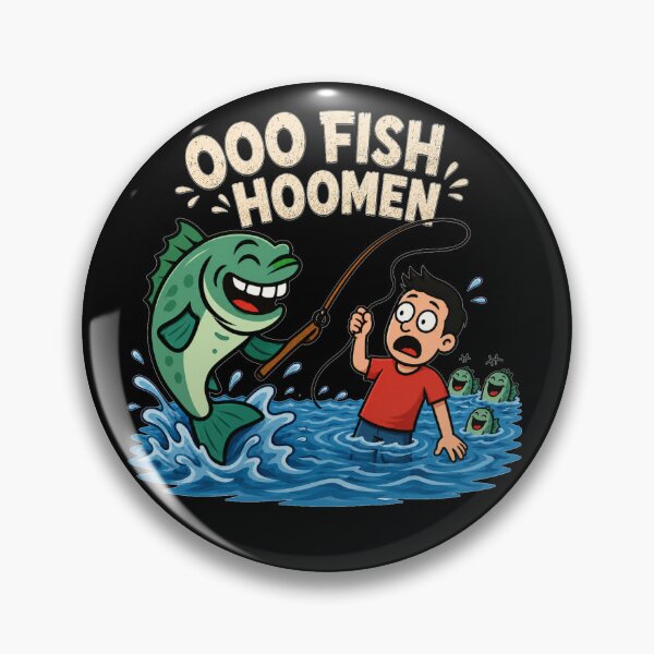 Item preview, Funny Fishing Humorous Cartoon designed and sold by WRParadise.
