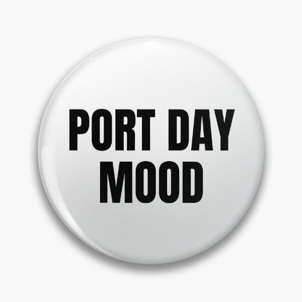 Item preview, Port Day Mood (Black) designed and sold by ShipCrewNation.