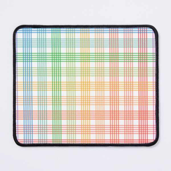 Item preview, Plaid Pattern (multicolor lines on white 1) designed and sold by JMParadis.