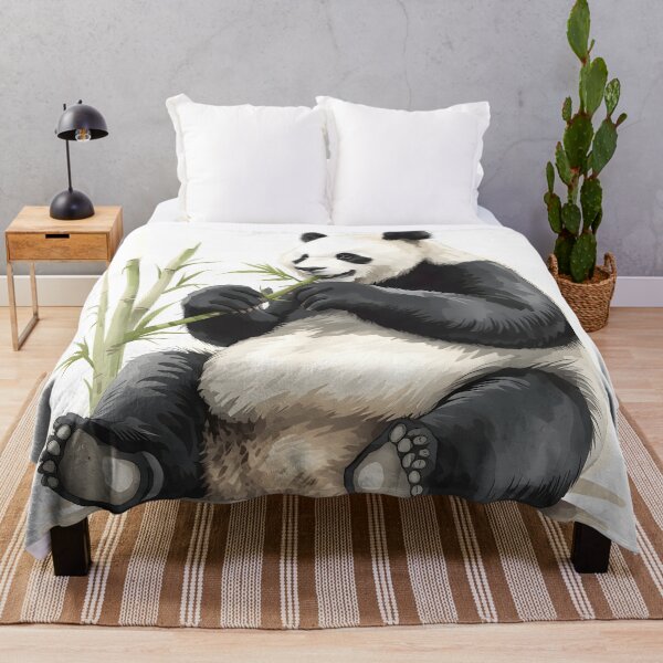 Item preview, Giant Panda Watercolor Painting designed and sold by RawNaturePrints.