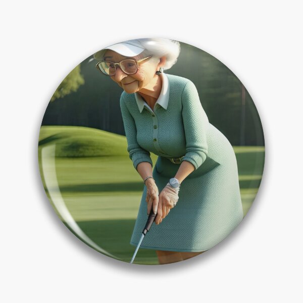 Item preview, Old Fart playing golf designed and sold by Colin Bentham.