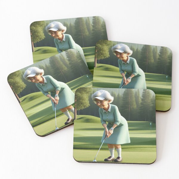 Item preview, Old Fart playing golf designed and sold by Colin Bentham.