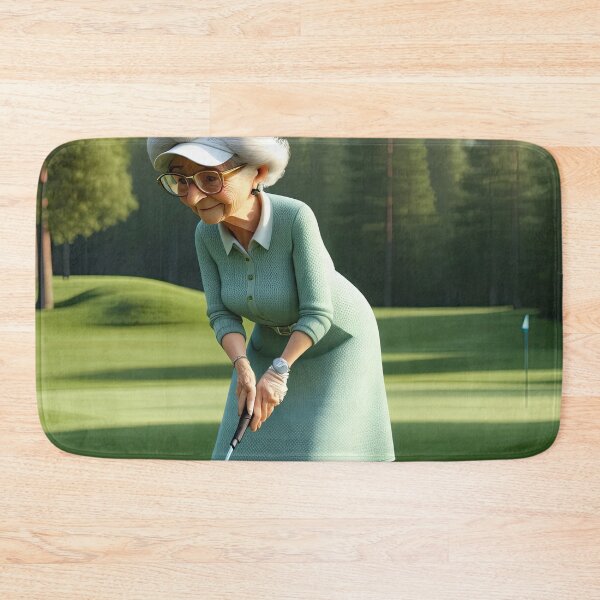 Item preview, Old Fart playing golf designed and sold by Colin Bentham.