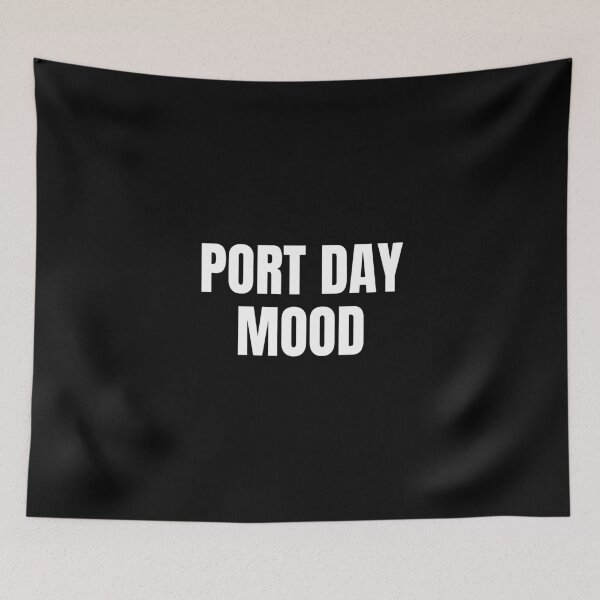 Item preview, Port Day Mood (White) designed and sold by ShipCrewNation.