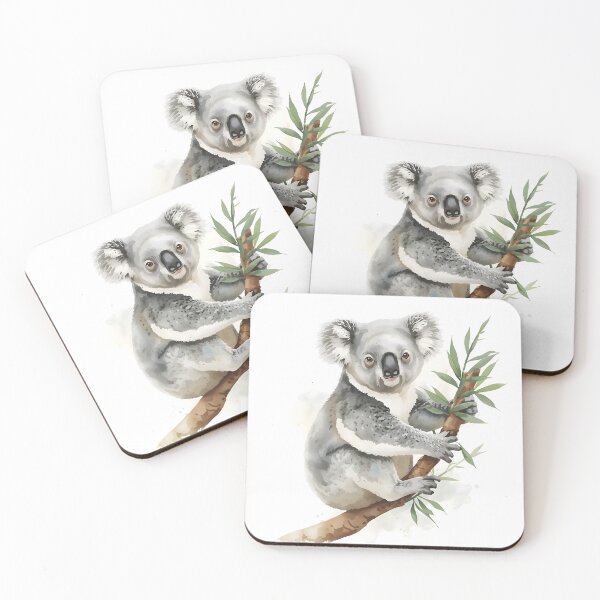 Item preview, Koala Watercolor Painting designed and sold by RawNaturePrints.