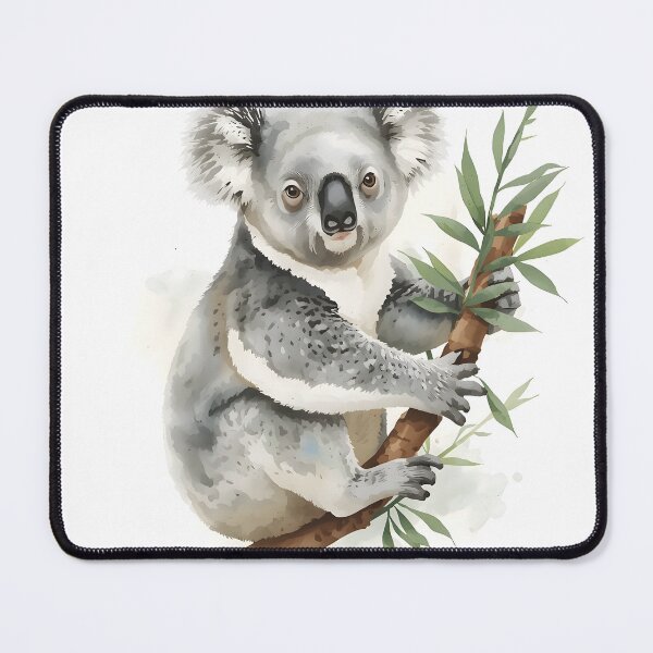 Artikelvorschau, Koala-Aquarellgemälde entworfen und verkauft von RawNaturePrints.