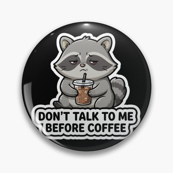 Item preview, coffe raccoon designed and sold by MMateka.