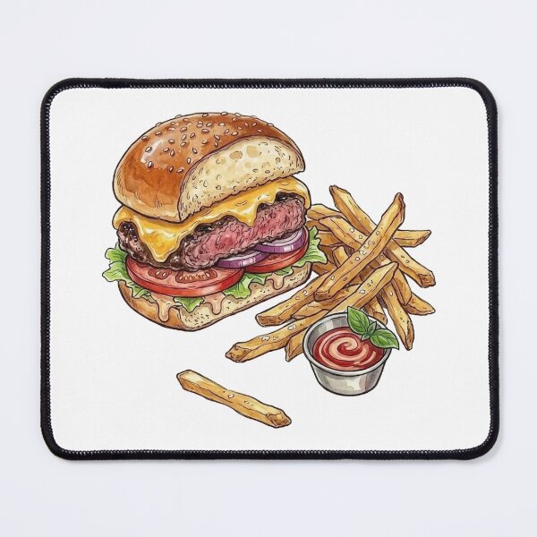 Aperçu de l'œuvre Hamburger créée et vendue par snoWorkshop.