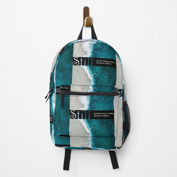 Item preview, Still – Ocean Typography Inspired by Calm & Chaos designed and sold by NeededTees.