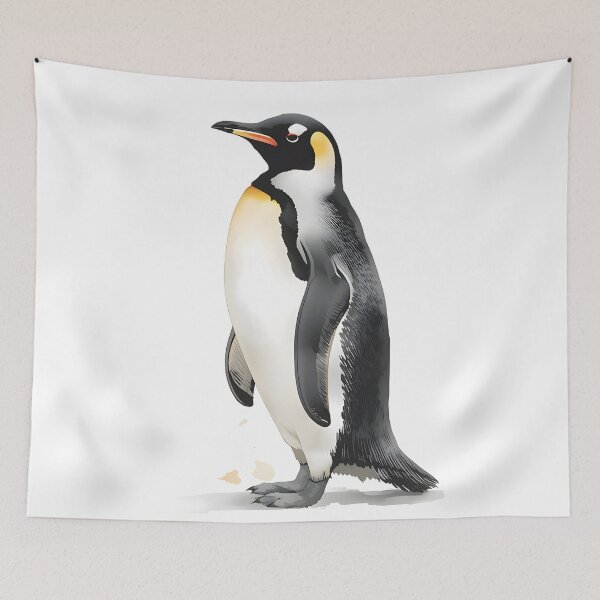Item preview, Penguin Watercolor Painting designed and sold by RawNaturePrints.