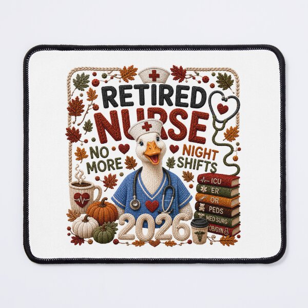 Item preview, Retired Nurse 2026 No More Night Shifts Funny RN Retirement Gift Shirt Classic T-Shirt designed and sold by podlook.
