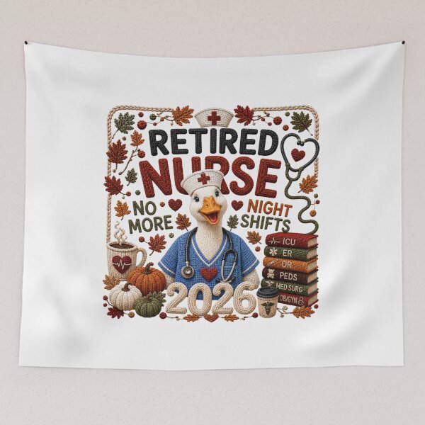 Item preview, Retired Nurse 2026 No More Night Shifts Funny RN Retirement Gift Shirt Classic T-Shirt  designed and sold by podlook.