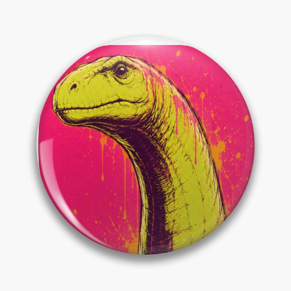 Item preview, Neon Sauropod Graffiti Dinosaur Art designed and sold by VoxelEstudi0nic.