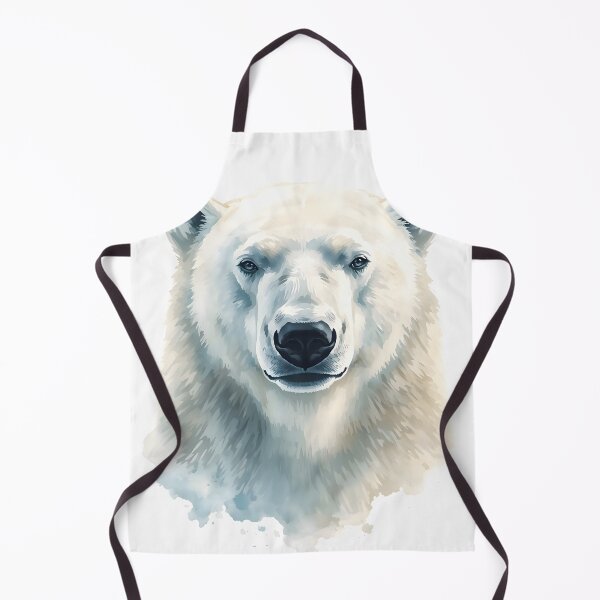 Item preview, Polar Bear Watercolor Painting designed and sold by RawNaturePrints.