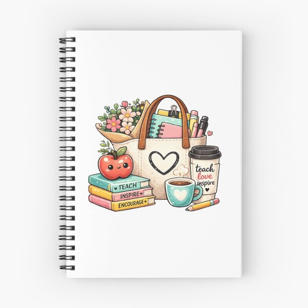 Item preview, Teacher Tote Bag | Cute Teacher Essentials, Books, Coffee & Apple Kawaii | Back to School Gift designed and sold by Pixanova.
