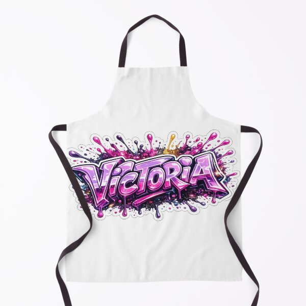Item preview, Victoria – Pink Graffiti Name designed and sold by AlexLineArt.