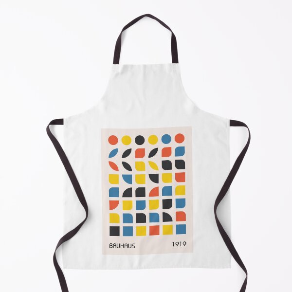 Item preview, Bauhaus Primary Color Geometric Grid designed and sold by FaizArtShop.