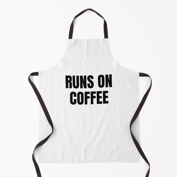 Item preview, Runs on Coffee (Black) designed and sold by ShipCrewNation.