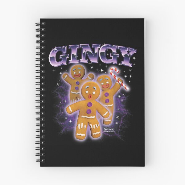 Item preview, Shrek Gingy Gingerbread Man Lightning Spark Metallic Purple Typography Graphic T-Shirt designed and sold by DonnaLoly.