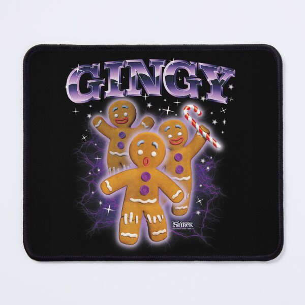 Item preview, Shrek Gingy Gingerbread Man Lightning Spark Metallic Purple Typography Graphic T-Shirt designed and sold by DonnaLoly.