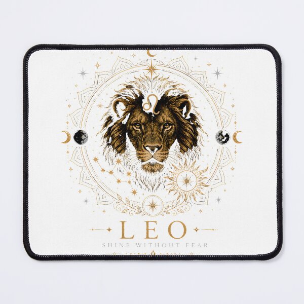Item preview, Leo Zodiac | Shine Without Fear | Celestial Boho Astrology Design designed and sold by CalmMandala.