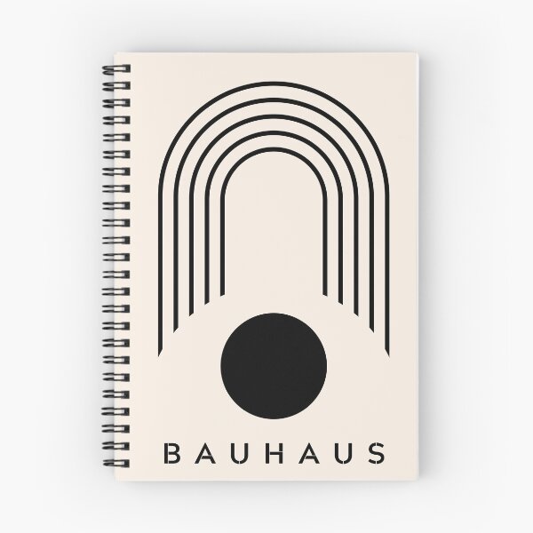 Item preview, Bauhaus Minimalist Black and Cream Geometric Arch designed and sold by FaizArtShop.